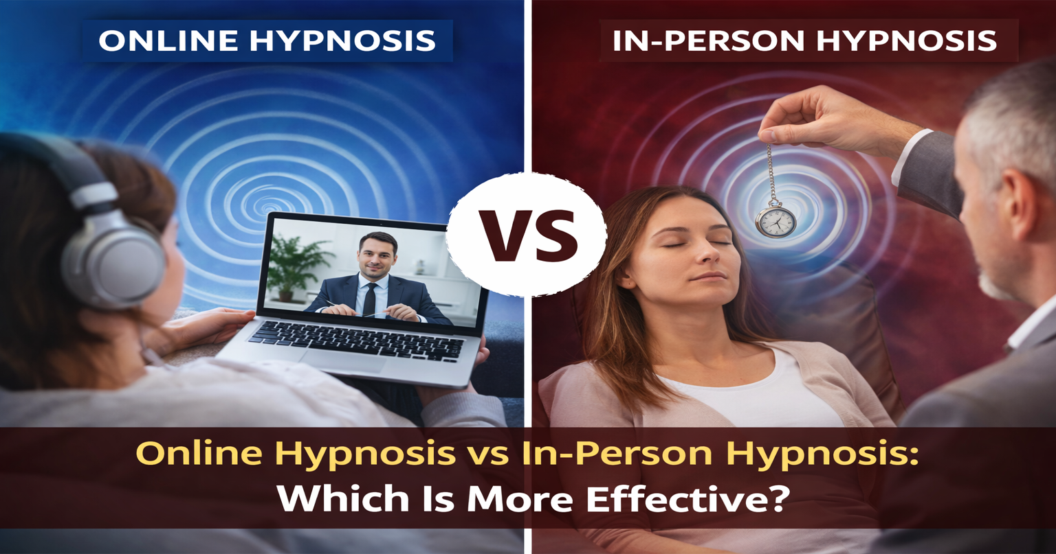 Online Hypnosis vs In-Person Hypnosis: Which Is More Effective?